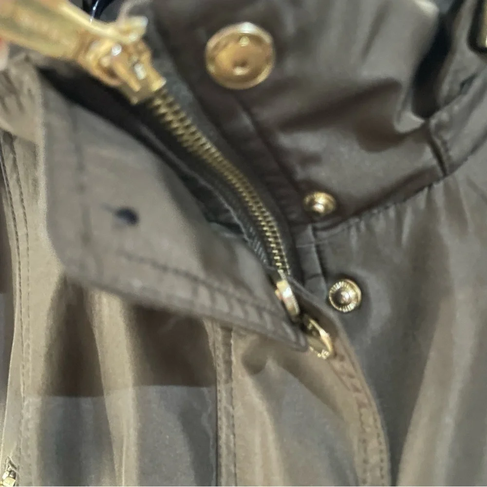 COPY - Michael Kors cinch waist anorak brown coat